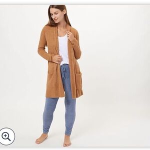 Barefoot Dreams Cozychic Lite Open Front Cardigan Size XL